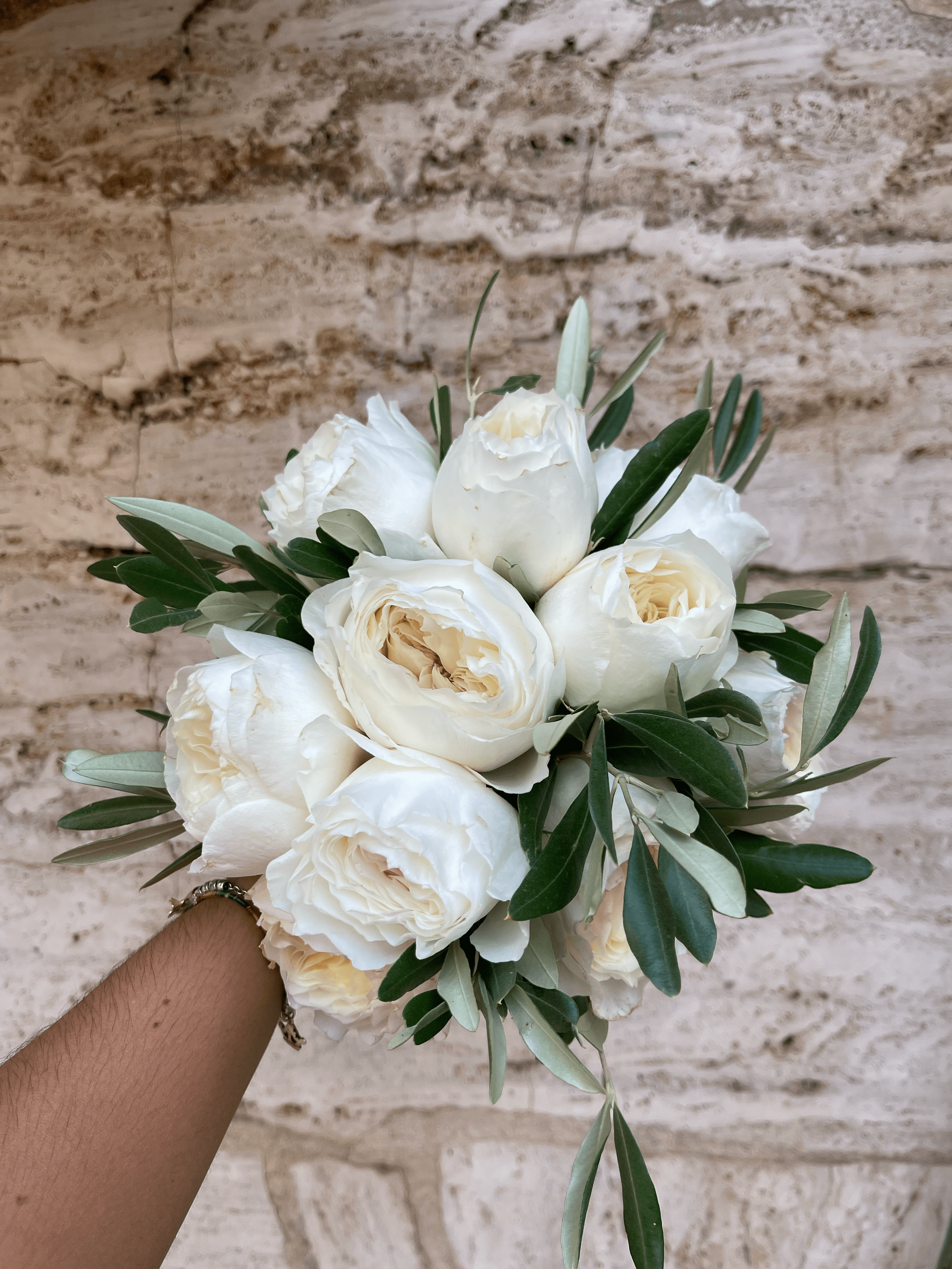 Fleurs Sylvie Bouquet Clair Deco Blanche 1
