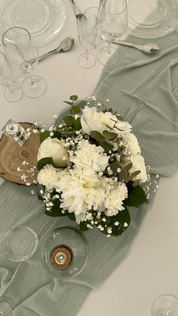 Fleurs Sylvie Deco Table Mariages 2